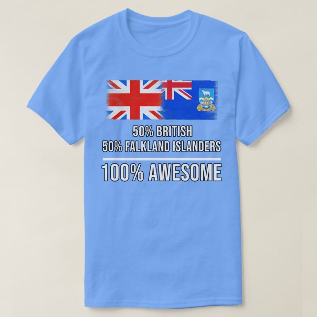 50 Britische 50 Falkland Islanders 100 Phantastisc T-Shirt (Design vorne)