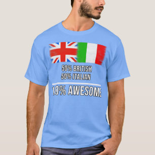 50 Britische 50 Italienische 100 Phantastisches Ge T-Shirt