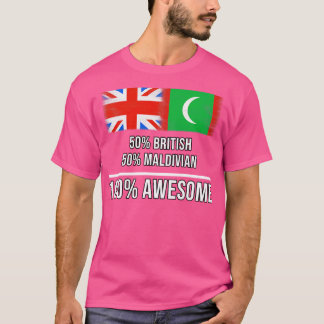 50 Britische 50 Maldivian 100 Phantastisches Gesch T-Shirt