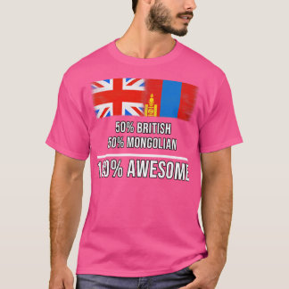 50 Britische 50 Mongolei 100 Phantastisches Gesche T-Shirt
