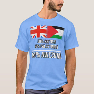 50 Britische 50 palästinensische 100 Phantastische T-Shirt