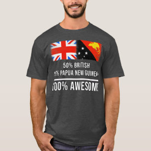 50 Britische 50 Papua Neuguinea 100 Phantastisches T-Shirt