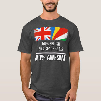 50 Britische 50 Seychellois 100 Phantastisches Ges T-Shirt