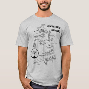 .50 cal-Diagramm-T-Shirt T-Shirt