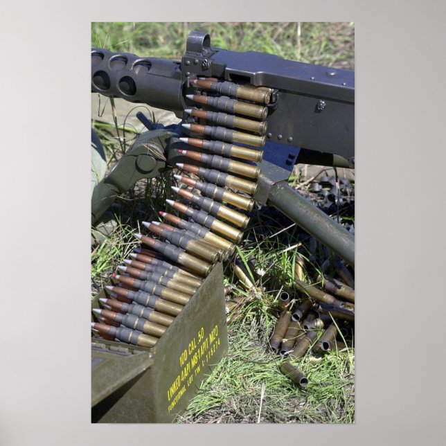 .50 Cal Machine Gun Poster (Vorne)