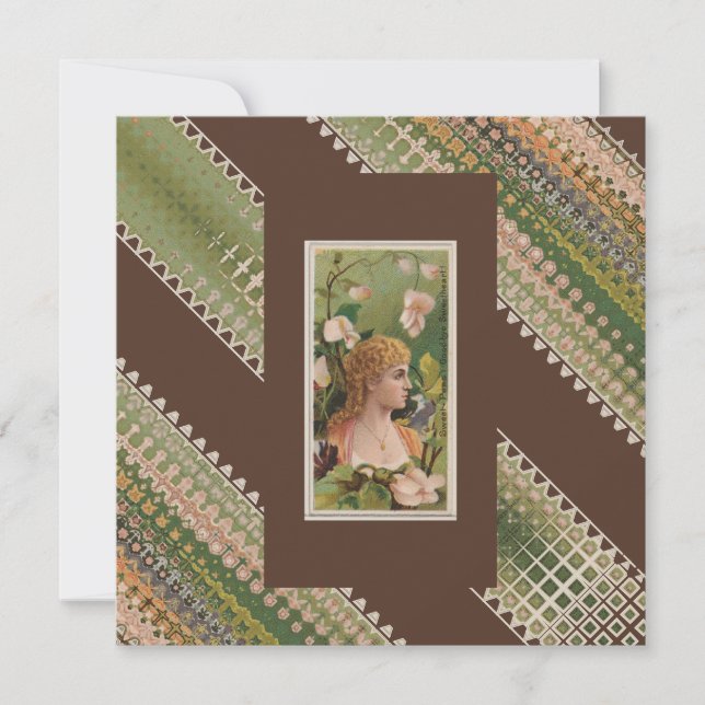 50. Custom Birthday Floral Beauties Vielen Dank Dankeskarte (Vorderseite)