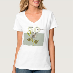 50. Die Spitze der Geburtstags-Frau T-Shirt
