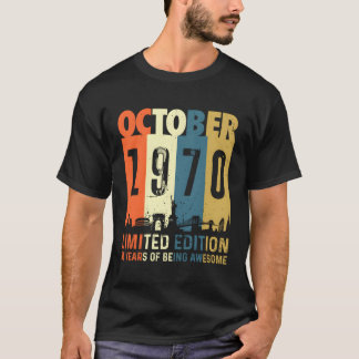 50 Edition Made in October 1970 50. T-Shirt