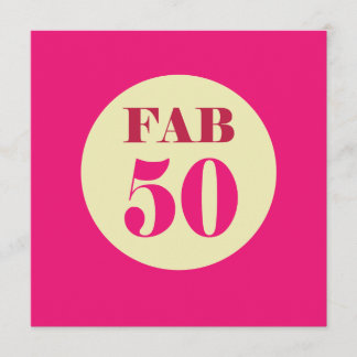 50. Einladung des Geburtstags-tolle fünfzig