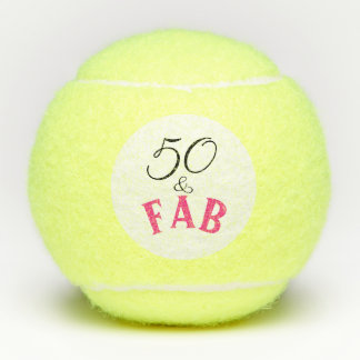 50 & Fab Fabulous Tennisbälle
