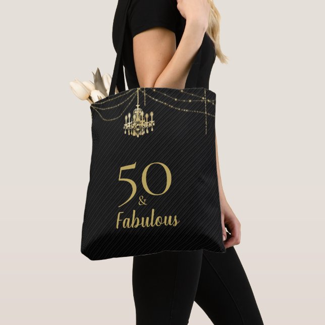 50 Fabelhafter 50. Geburtstag Goldener Kronleuchte (Von Nahem)