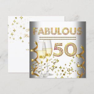 50 Fabelhaftes Gold Champagner Einladung