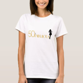 50 & FABULOUS ES IST MEIN GEBURTSTAG Gold Moderner T-Shirt