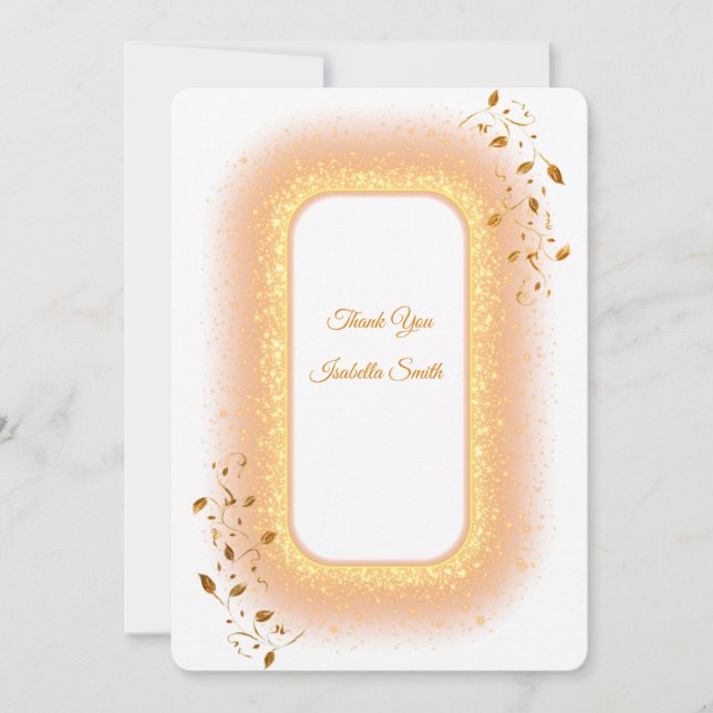 50& Fabulous flach Dankeschön Karte (Vorderseite)