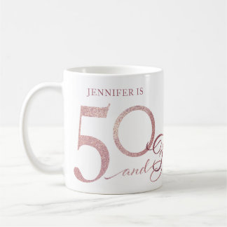 50 Fabulous Geburtstag Kaffeetasse