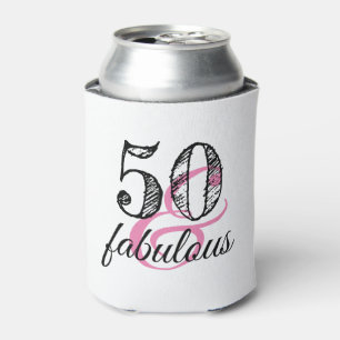 50 & Fabulous Geburtstagsparty Dosenkühler