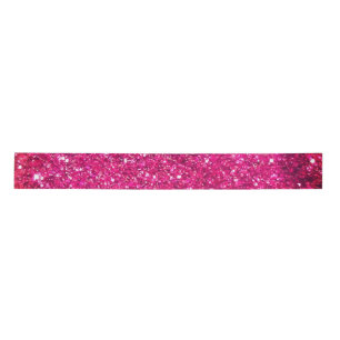 50& Fabulous Gold Hot Pink Glittery Glam Satinband