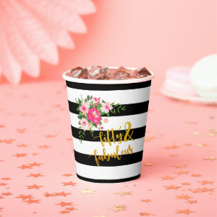 50 & Fabulous Paper Cup Pappbecher