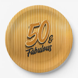 50 & Fabulous Pappteller
