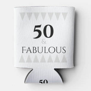 50 & Fabulous stylish Silver Black Dosenkühler