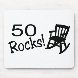 50 Felsen (Rocker) Mousepad