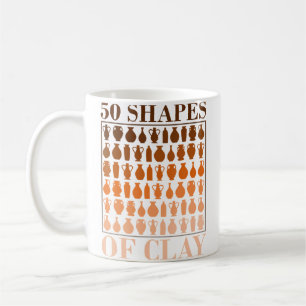 50 Formen aus Ton - Töpferei-Fan Kaffeetasse