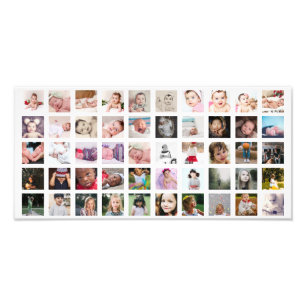 50 FotoCollage Personalisiert Fotodruck