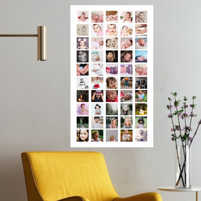 50 FotoCollage Personalisiert Poster (Von Creator hochgeladen)