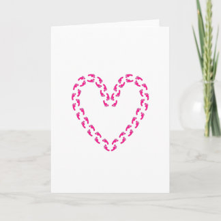50 Fuß Liebe rosa Karte