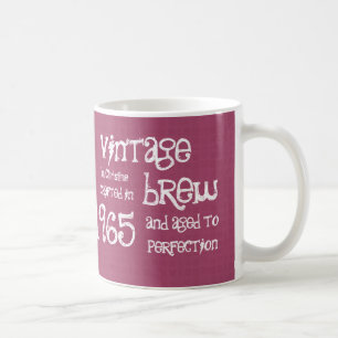 50. Geburtstag1965 Vintager Brew oder irgendein Kaffeetasse