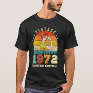 50. Geburtstag 1972 Limited Edition Vintag 50 Jahr T-Shirt