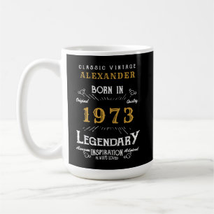 50. Geburtstag 1973 Legendär hinzufügen Kaffeetasse