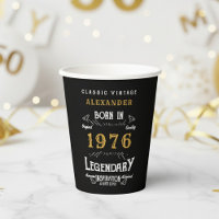 50. Geburtstag 1976 Legendäre Retro