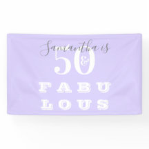 50. Geburtstag 50 fabelhafte Lila Geburtstagsparty