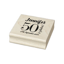 50. Geburtstag 50 & Fantastisch Skript-Typografie