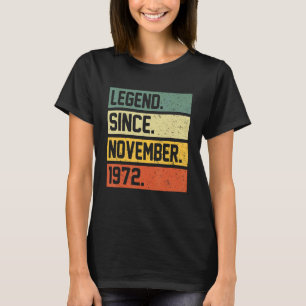 50. Geburtstag 50 Jahre alte Legende seit 1. Novem T-Shirt