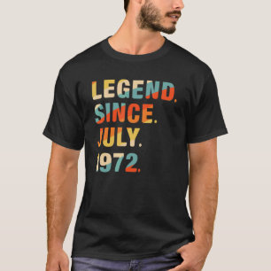50. Geburtstag 50 Jahre alte Legende seit Juli 197 T-Shirt
