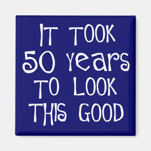 50. Geburtstag, 50 Jahre, zum dieses zu schauen Magnet