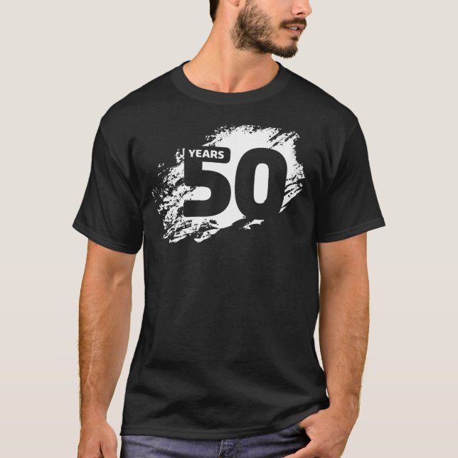 50. Geburtstag, 50. Jahrestag T-Shirt (Vorderseite)