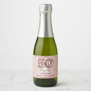 50. Geburtstag 50 sieht gut aus Roségold