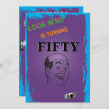 50. Geburtstag Bald Man Überraschung