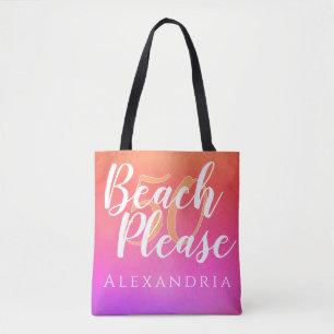 50. Geburtstag Beach Party Orange Pink Ombre