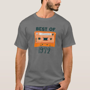 50. Geburtstag Best of 1972 Music T-Shirts Kassett