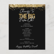50. Geburtstag Big Five-oh-Party Flyer