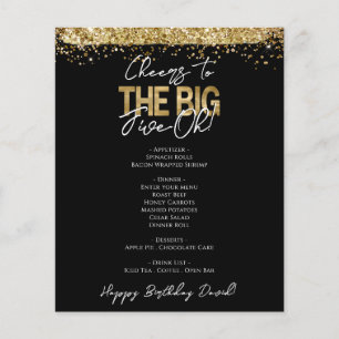 50. Geburtstag Big Five-oh-Party Flyer