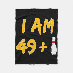 50. Geburtstag Bowling Shirt Funny Bowler Party Gi Fleecedecke