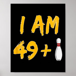 50. Geburtstag Bowling Shirt Funny Bowler Party Gi Poster