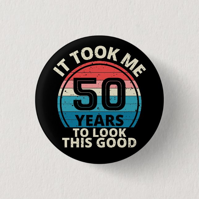 50. GEBURTSTAG BUTTON (Vorderseite)