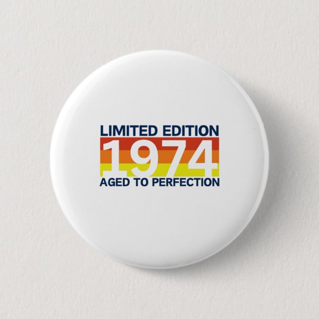50. Geburtstag Button (Vorderseite)