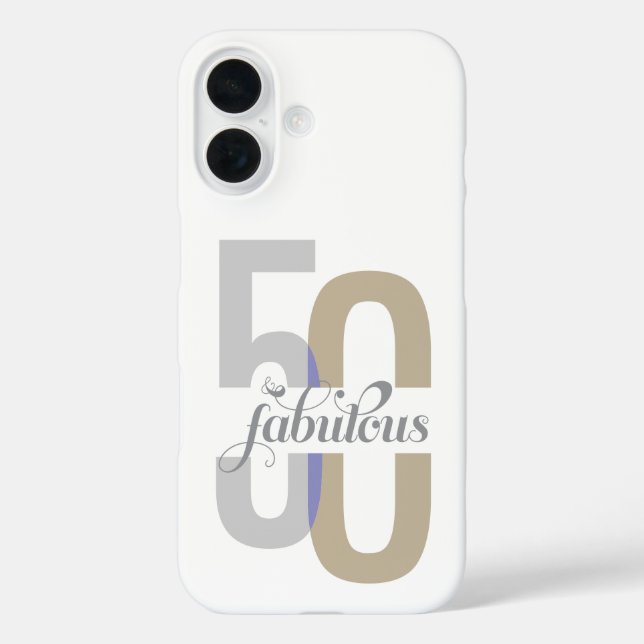 50. Geburtstag Case-Mate iP Modern iPhone Hülle (Rückseite)